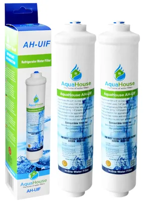 2er-Pack externes Kühlschrank-Wasserfilter, universell