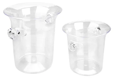 Flaschenkühler aus Acryl, 3,5 l, Weiß