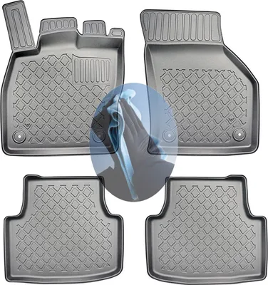 Produktbild von Z519996 TPE-Gummifußmatten kompatibel mit  Seat Leon Reference 4 KL Schrägheck Hatchback 5-türer 2020- nicht für Mild Hybrid (MHEV) geeignet