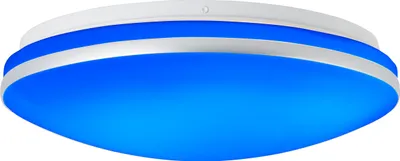 Produktbild von BRILLIANT LED Deckenleuchte Midway | funktionelle Wandleuchte | 33cm | weiß/silber | bedienbar via Tuya App & Fernbedienung | CCT | RGB | Nachtlicht | 16 W | 1600 lm | 3000 - 6500 K