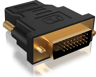 Produktbild von DVI-D (24+1) > HDMI Adapter IB-AC552 (schwarz, bidirektionaler Videoadapter)