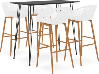 Produktbild von The Living Store 5-tlg. Bar-Set Schwarz und Weiß