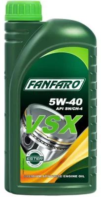 Produktbild von FANFARO VSX für 5W-40 1 Liter Motoröl Motorenöl 226.5 229.3 229.5 502 00 505 00 A40 RN0700 RN0710 Longlife-01 Longlife-98 PSA B71 2296 9.55535-H2 Öl
