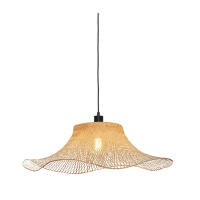 Produktbild von GOOD&MOJO - Hängeleuchte Ibiza - Bambus - 65x65x20cm Hängelampe - Esstischlampe - Wohnzimmerlampe - Schlafzimmerlampe - Wohnzimmer