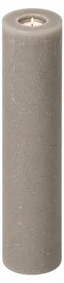 Produktbild von Rustic Kerzen Taupe 30 x 10 cm, mit Teelichteinsatz, KI-generiertes Bild