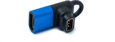 Produktbild von SYSTEM-S USB 3.1 Kabel Ladeadapter für Coros Smartwatches in Blau Schwarz