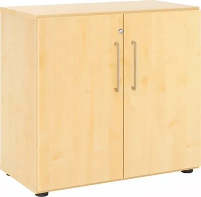 Produktbild von Schrank 2 Ordnerhöhen, 1 Fachboden, BxTxH 800x420x748 mm, ahorn