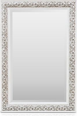 Stratford Wandspiegel Holzrahmen rechteckig 90 x 60 cm Vintage