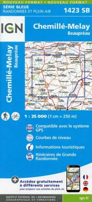 Obrázok produktu pre Chemillé-Melay, mapa 1:25 000