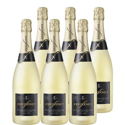 Produktbild von Freixenet Carta Dry (6 x 0,75l) Trockener Sekt; fruchtig-frisch und spritzig