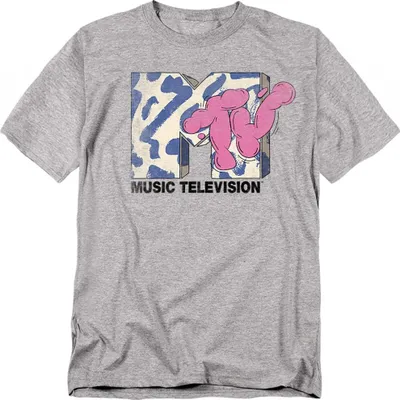 Produktbild von MTV - T-Shirt für Herren/Damen Uni TV28967 (XXL) (Sportliches Heather)