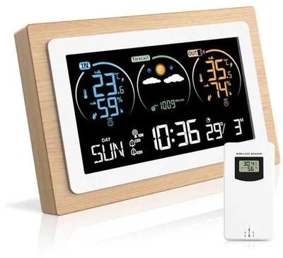 Obrázek produktu pro Digitální meteorologická stanice s venkovním čidlem, teploměrem a vlhkoměrem