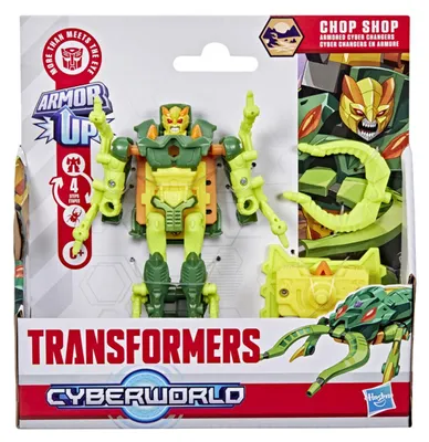Produktbild von Transformers CYBERWORLD Chop Shop Armored Cyber Changers, 6 Jahr(e)