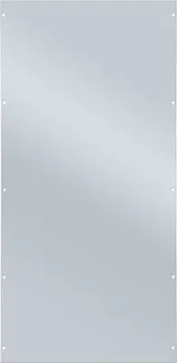 Produktbild von Vollblech-Seitenwand für Schulte Fachbodenregale mit Stecksystem | HxT 130x30cm | Lichtgrau