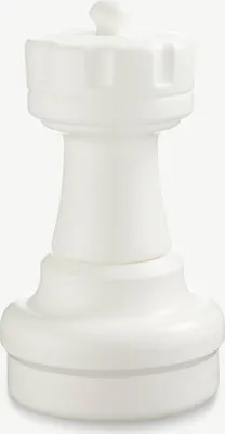 Produktbild von Ubergames - Schachfigur - Turm 45 cm - Weiß - Geeignet für Ubergames Schachspiel