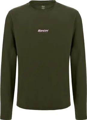 Produktbild von Santini Langarm-t-shirt Grün M Herren,Damen Grün M