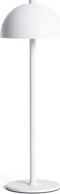 Produktbild von LED Tischlampe Tragbar Metall mit wiederaufladbaren USB Akku Kael Weiß