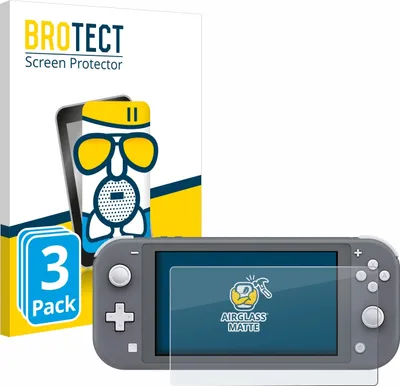 Produktbild von 3x BROTECT Entspiegelungs Schutzglas für Nintendo Switch Lite Schutzfolie Panzer Folie Glas Display Schutz matt