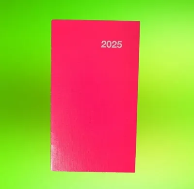 Produktbild von Taschenplaner 2025 Kalender Taschenkalender Monatskalender Timeplaner Geburtstag - Rot