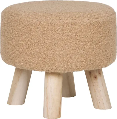 Produktbild von Aberdeen Hocker Ø31cm sandfarben.