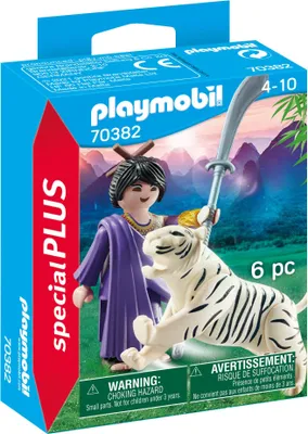 Produktbild von PLAYMOBIL 70382 Asiakämpferin mit Tiger