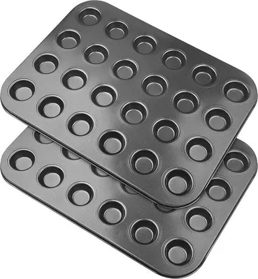 Immagine prodotto di Set di stampi per muffin e mini tortine da 48 pezzi, 2 pezzi, accessori da forno