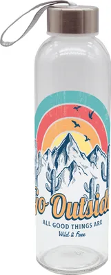 Produktbild von Trinkflasche Go Outside 500ml Glas