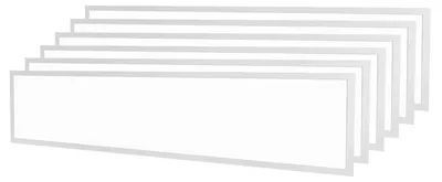 Produktbild von Ledvion 6er Set LED Panel 120x30cm 24W 4000K UGR <19