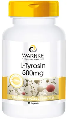 Obrázek produktu pro L-Tyrosin 500 mg kapsle 90 kapslí