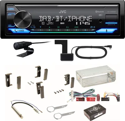 Produktbild von JVC KD-X482DBT Bluetooth Digitalradio USB Einbauset für Audi A3 8L