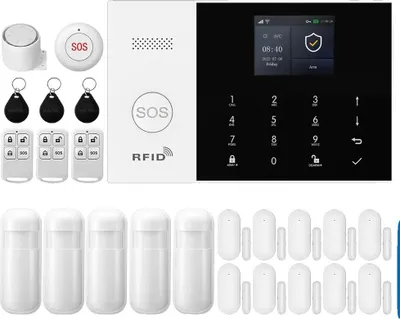 Produktbild von Drahtloses Sicherheitssystem, App-Steuerung, mehrere Zonen, F