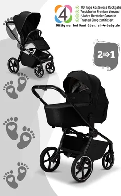 Produktbild von Moon Resea 2.0 Kombikinderwagen onyx