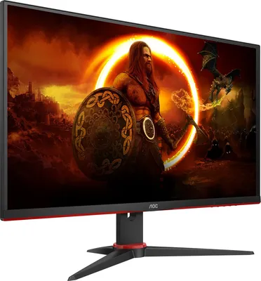 Produktbild von AOC 27G2SAE/BK, 68,6 cm (27"), 1920 x 1080 Pixel, Full HD, LED, 4 ms, Schwarz, Rot