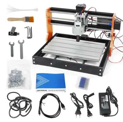 Obrázek produktu pro Přidat CNC frézu, 3osý provoz, offline řídicí jednotku, 3018 pro, 10W laser