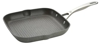 Zdjęcie produktu dla Ballarini - Patelnia grillowa indukcyjna Salina Granitium 28 cm