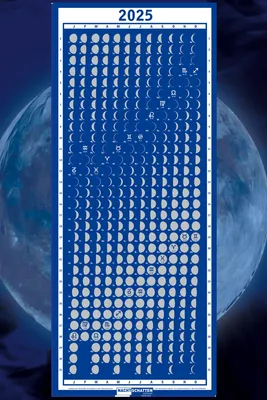 Produktbild von Mondphasenkalender 2025