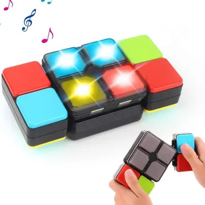 Immagine prodotto di Gioco Abilita Magic Cube Giocattolo Elettronico Bambini Luci e Suoni 4 Modalità