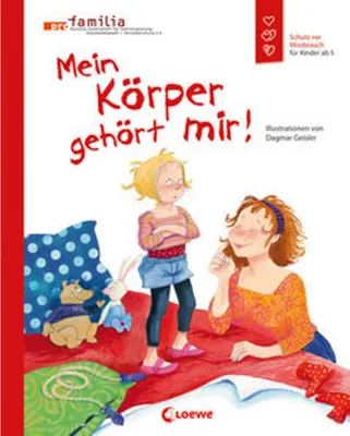 A book cover illustration showing two girls and stuffed animals.