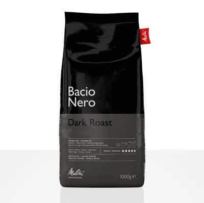Produktbild von Melitta Espresso Bacio Nero - 8 x 1kg Kaffeebohnen
