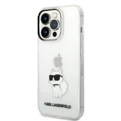 Zdjęcie produktu dla Karl Lagerfeld Klhcp14Xhnchtct Iphone 14 Pro Max 6,7 Transparent Hardcase Ikonik Choupette