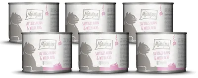 Produktbild von MjAMjAM saftiges Huhn und Wildlachs, Adult, Huhn, Lachs, 200 g, Getreidefrei