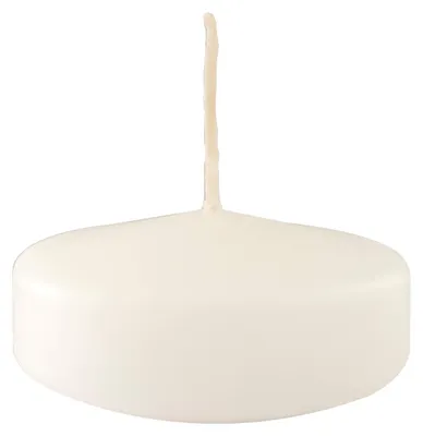 Obrázok produktu pre Plávajúce sviečky, priemer 5 cm, doba horenia 5,5 hodiny, biele