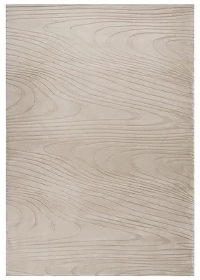 Obrázek produktu pro BELIANI Koberec z umělé kožešiny béžový umělá polyesterová kožešina 160 x 230 cm vysoký vlas geometrický vzor