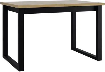 Obrázek produktu pro Rozkládací jídelní stůl 160x92 cm ALVARADO 4 - dub sonoma / černý