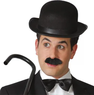 Produktbild von Schwarzer Melonenhut für Gentleman