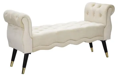 Obrázek produktu pro Lavice Paris 120 x 60 x 40 cm Borovice Kov Polyester Vícebarevné
