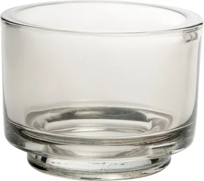 Produktbild von SANDRA RICH, GLAS- TEELICHT "CLASSIC" Windlicht 9cm. GRAU