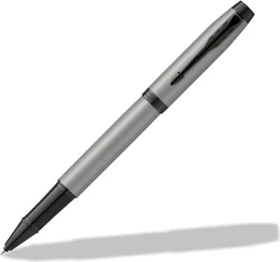 Image de Parker IM Achromatic Bleu Stylo à bille rétractable avec clip 1 pièce(s)