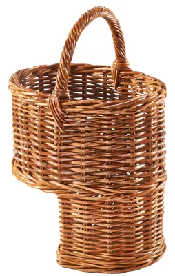 Produktbild von Kosz na schody Kobolo pleciony kosz rattanowy - lacak - z rączką