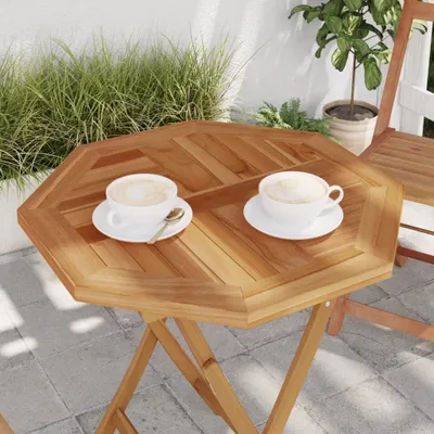 Produktbild von Möbel Tischplatte 60x60x2,5 cm Achteckig Massivholz Teak - Tischplatten 366664